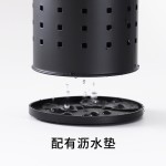 多功能筷子筒沥水筒筷勺子筒镂空筷笼厨房台面通风餐具收纳筒置物