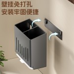 厨房家用筷子收纳盒筷子筒筷勺沥水架筷笼筷勺筒筷篓餐具置物神器
