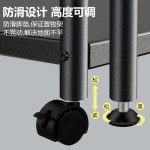 微波炉置物架加厚多层厨房电烤箱落地可移动多功能收纳架储物架子