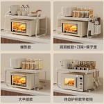 微波炉架子置物架台面烤箱双层多功能桌面厨房电饭锅具收纳架家用