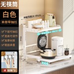 多功能微波炉架可抽拉伸缩厨房架桌面台面置物架双层家用收纳架