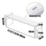 厨房超窄款伸缩置物架柜子内侧延伸分层隔板收纳空间利用神器夹缝