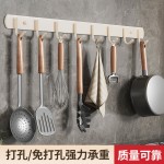 厂价直销免打孔强力粘胶厨房收纳不锈钢挂钩衣架壁挂挂墙排钩