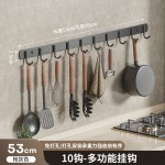 厂价直销免打孔强力粘胶厨房收纳不锈钢挂钩衣架壁挂挂墙排钩