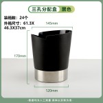 不锈钢筷子筒奶茶店吸管筒筷子篓沥水刀叉勺烧烤签子桶竹签收纳筒