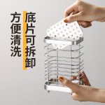 挂墙式不锈钢筷子筒筷笼加厚筷子笼筷子收纳盒厨房用品餐具沥水架