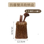 筷筒篮放筷子收纳盒商用台面筷子篓沥水厨房筷笼刀叉勺筷子桶批发