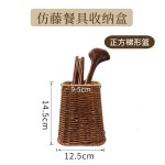 筷筒篮放筷子收纳盒商用台面筷子篓沥水厨房筷笼刀叉勺筷子桶批发