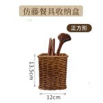 筷筒篮放筷子收纳盒商用台面筷子篓沥水厨房筷笼刀叉勺筷子桶批发