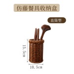 筷筒篮放筷子收纳盒商用台面筷子篓沥水厨房筷笼刀叉勺筷子桶批发