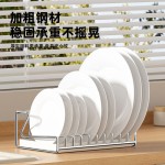 不锈钢碗碟收纳架多功能厨房碗盘架台面餐具置物架碗碟沥水架碗碟