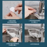 升级版水槽不锈钢沥水篮洗碗池剩菜过滤网三角置物架洗菜水果挂篮