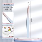 高精密造景贴纸镊子热处理长款金羽夹海豚夹睫毛镊子手帐文创工具