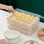 饺子收纳盒冰箱用食品级专用冷冻放水饺馄饨的速冻盒子托盘保鲜盒