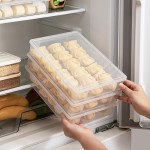 饺子收纳盒冰箱用食品级专用冷冻放水饺馄饨的速冻盒子托盘保鲜盒