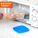 方形饭盒圆形保鲜盒套装塑料密封储物盒食物收纳盒分装盒保鲜密封