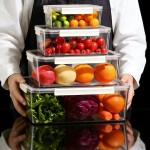 保鲜盒食品级冰箱收纳盒透明密封盒冷冻食物泡菜水果大容量整理盒