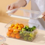 保鲜盒食品级冰箱收纳盒透明密封盒冷冻食物泡菜水果大容量整理盒