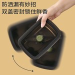 304不锈钢厨房冰箱密封收纳食品保鲜盒 上班族学生专用带饭餐盒