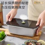 304不锈钢厨房冰箱密封收纳食品保鲜盒 上班族学生专用带饭餐盒