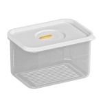 加厚收纳盒冰箱专用米饭分装食品级保鲜盒食物密封塑料计时收纳盒