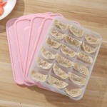 包邮冻饺子盒保鲜盒速冻馄饨装水饺盒冰箱专用食品级分格收纳盒