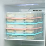 包邮冻饺子盒保鲜盒速冻馄饨装水饺盒冰箱专用食品级分格收纳盒
