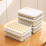 加厚饺子盒家用食品冷冻专用密封保鲜盒馄饨速冻厨房冰箱收纳盒