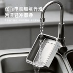 304不锈钢保鲜盒加厚长方形家庭厨房冰箱收纳盒外出野营密封盒