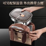 316不锈钢饭盒食品级上班族便携分格便当盒大容量密封餐盒保鲜盒