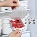 日本进口YAMADA冰箱收纳盒冻肉保鲜盒一周备菜食品级冷冻分装盒子
