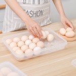 食品级保鲜盒24格可叠加独立盖厨房冰箱食物保鲜鸡蛋海鲜收纳盒厂