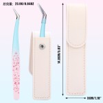 妮兰斯造景贴纸镊子高精密加长款手帐文创金羽夹拼豆工具睫毛镊子