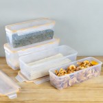面条收纳盒家用厨房意面挂面储存盒食品级带盖密封冰箱面条保鲜盒