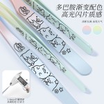 【热处理】造景贴纸镊子高精密长嘴金羽夹海豚夹睫毛镊子手帐文创