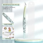 【热处理】造景贴纸镊子高精密长嘴金羽夹海豚夹睫毛镊子手帐文创