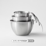 跨境淘米神器304不锈钢沥水篮 小号洗水果芝麻洗菜盆漏网篮备菜碗