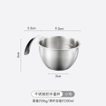 跨境淘米神器304不锈钢沥水篮 小号洗水果芝麻洗菜盆漏网篮备菜碗
