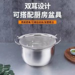 不锈钢沥水篮洗小米芝麻神器过滤网淘米器洗米筛家用滤水洗菜漏盆