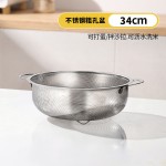 不锈钢沥水篮家用洗菜盆淘米沥水神器漏盆过滤网筛滤水篮新款圆盆