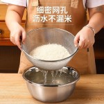 不锈钢沥水篮洗菜篮加厚家用盆水果篮洗菜盆淘米盆厨房沥水盆精品