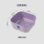 厨房双层沥水篮食品级洗菜盆沥干篮厨用加厚多功能洗水果洗菜神器