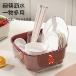厨房双层沥水篮食品级洗菜盆沥干篮厨用加厚多功能洗水果洗菜神器