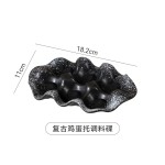 个性高颜值鸡蛋托盘家用冰箱储物盘复古分格蘸料碟小吃碟收纳盘
