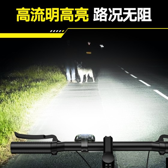 飞利浦SFL1341RHG自行车灯前灯夜骑山地公路骑行灯户外强光手电筒