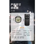 铝合金充电自行车灯户外夜骑高流明长续航双色光公路车山地车前灯