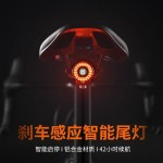 路迈威尾灯 SR1自行车夜骑后尾灯智能刹车感应山地公路车骑行装备