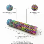 高质量山地车把套防滑加厚混色水波纹把套骑行通用自行车单车握把