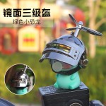 摩托车装饰品车载配件小猫公仔竹蜻蜓头盔电瓶电动车自行车