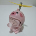 摩托车装饰品车载配件小猫公仔竹蜻蜓头盔电瓶电动车自行车